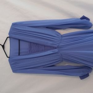 Vintage blue chiffon dress